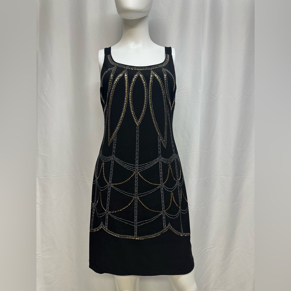 Classic Gold and Silver Embroidered Dress